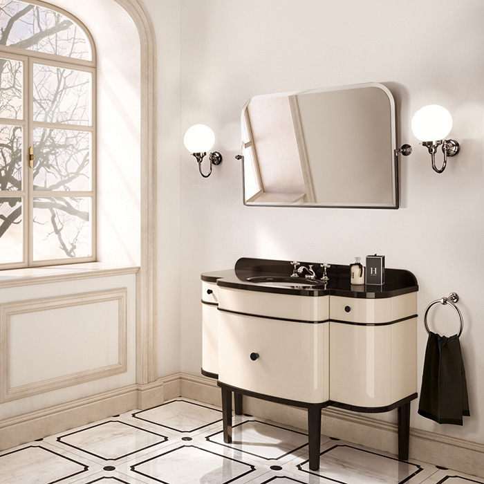 Devon&Devon Gatsby 2 Зеркало 110х65см, подвесное, поворотное, цвет: никель блестящий