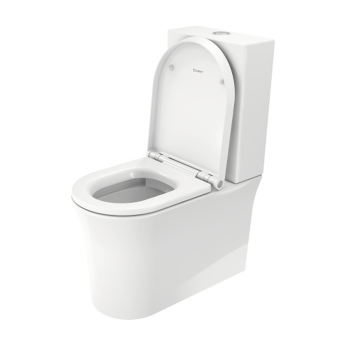 Duravit White Tulip Моноблок 37x65 см, безободковый, слив универсальный, цвет: белый