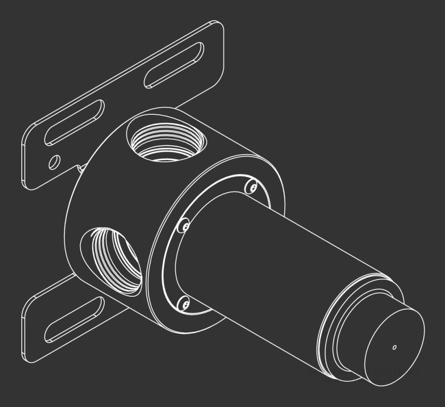 Скрытая часть для встраиваемого смесителя CEA Design