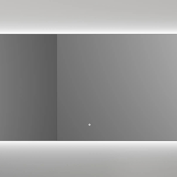 Salini Зеркало для ванны OMBRA 160х70х2.5см, с LED подсветкой, влагостойкое AGC Сrystalvision, сенс. выкл., крепления, обогрев, антизапот.