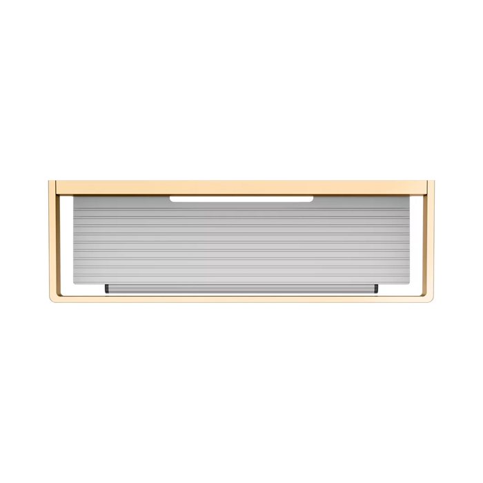 Keuco Edition 11 Полочка для душа со стеклоочистителем, подвесная, цвет: brushed brass/aluminium