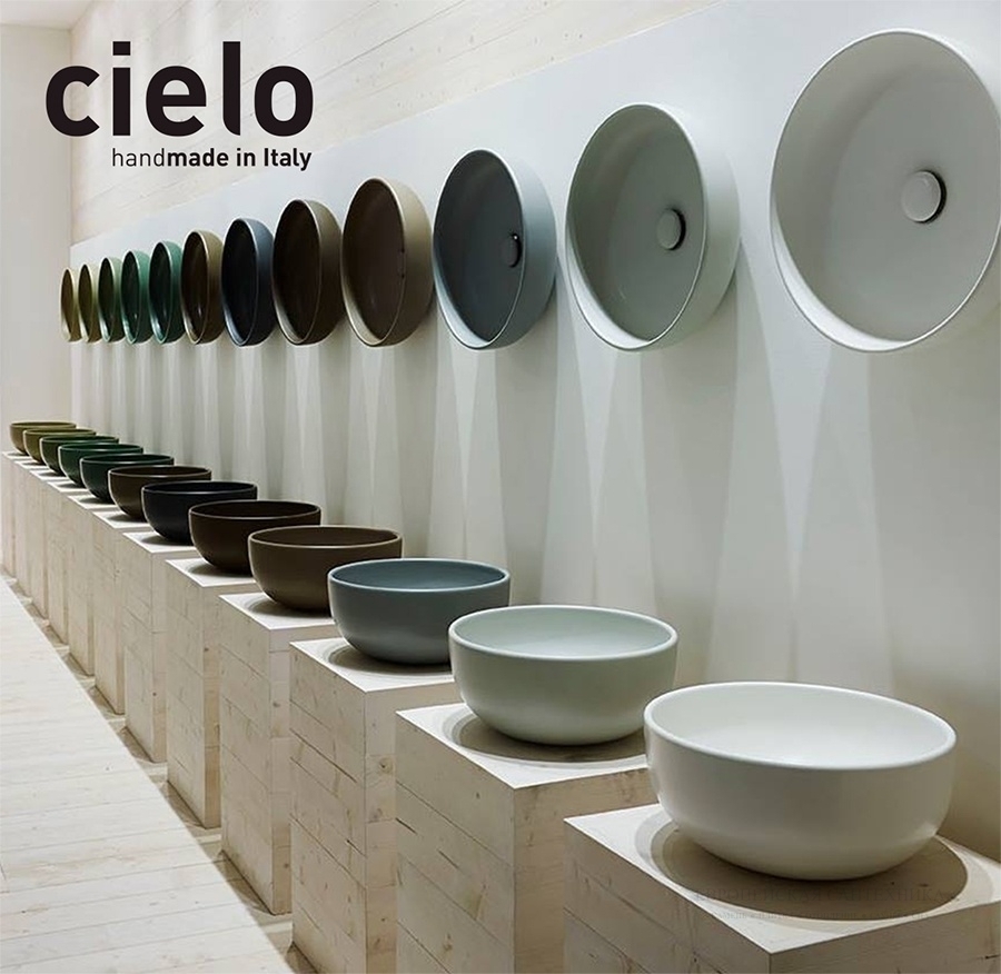 Раковина Cielo Shui ø400 × 185 мм накладная, белая