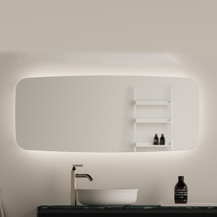 Agape Seppia Зеркало 120х50х3.8см, с LED подсветкой, горизонтальная или вертикальная