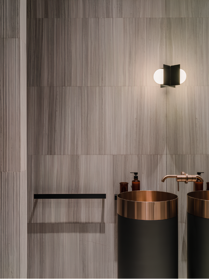 База Gessi, отдельностоящая, для раковины арт. 54601, с сифоном и дренажной трубкой, сливом в пол, цвет: Cristalplant Dark Metal