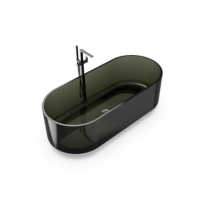 Knief Ellipse shape Ванна отдельностоящая 170x75x56см, из полимерного материала, цвет: Turmalin # 020