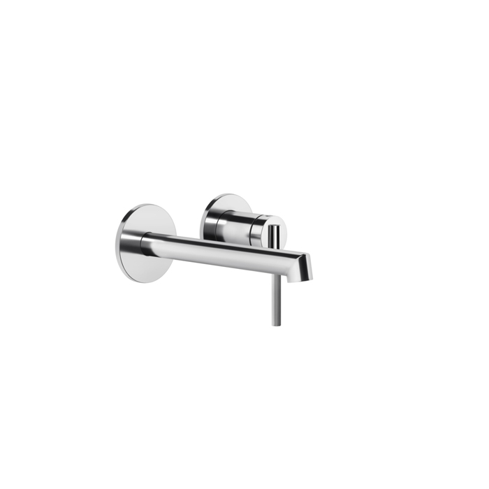 Смеситель для раковины Gessi Anello, встраиваемый, излив 14.9-16.9см, внешняя часть, цвет: хром