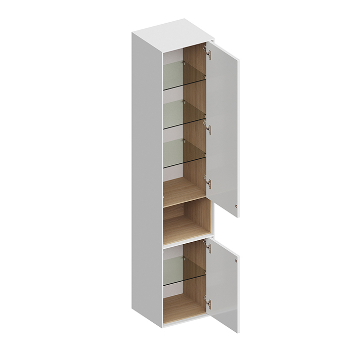 Kerama Marazzi Пенал PLAZA Modern подвесной 170, цвет: белый