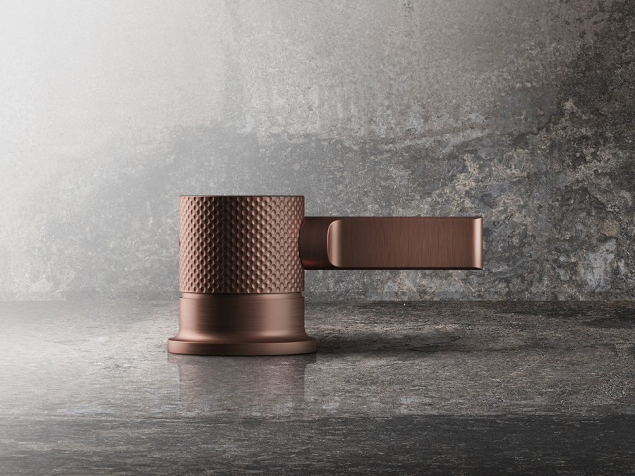 Рычаг для излива Gessi Inciso, удалённого управления, цвет: Antique Brass