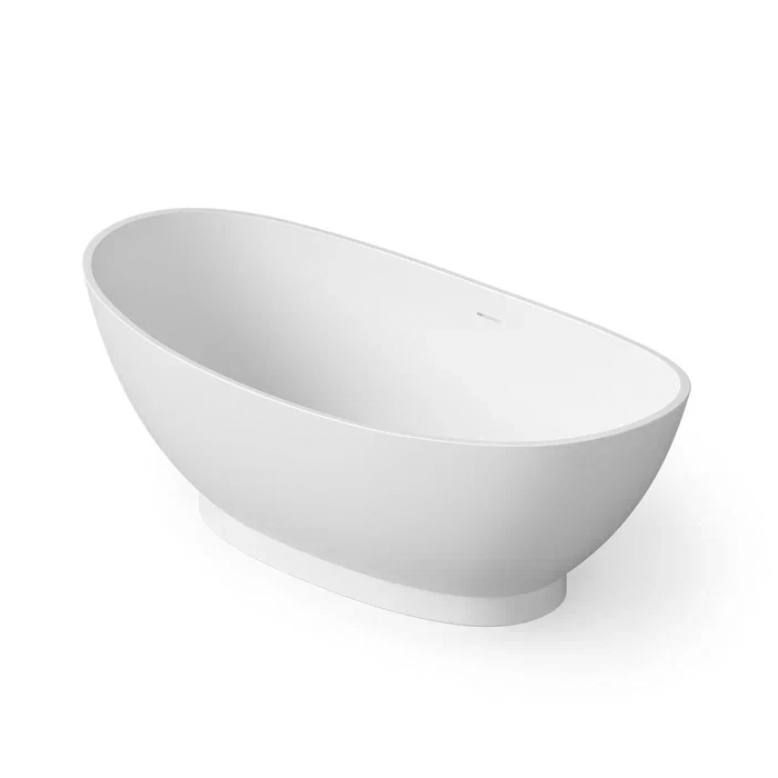 Dea Design Elegant Ванна 155x78x58см, отдельностоящая, Solid Surface, цвет: White №18