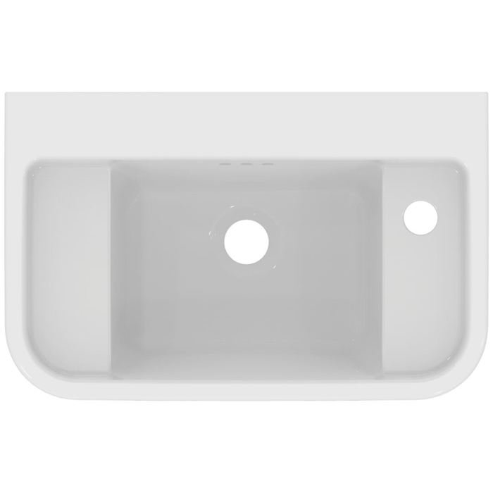 Ideal Standard Calla Раковина 50х32xh18см., подвесная, с 1 отв., Dx, с крепежом, цвет: белый глянец