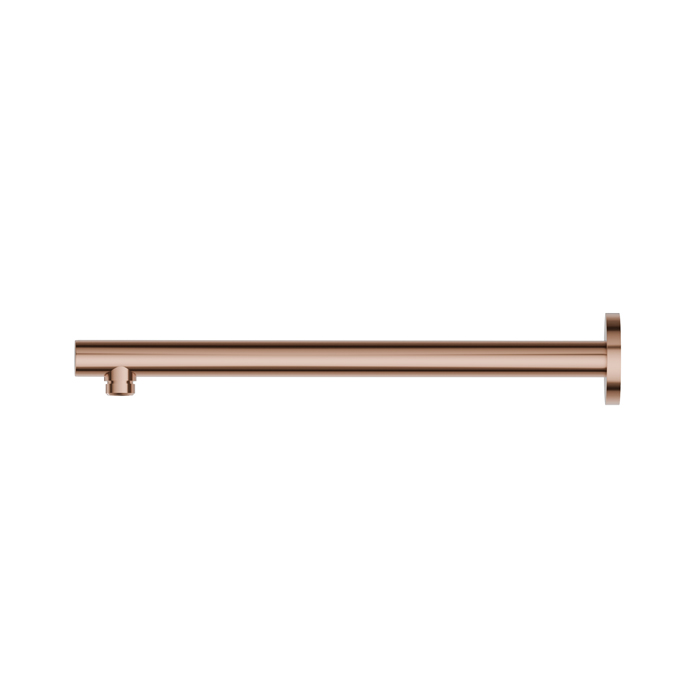 Душевой кронштейн Newform Head Showers 35см, настенный, закругленный, цвет: PVD copper bronze