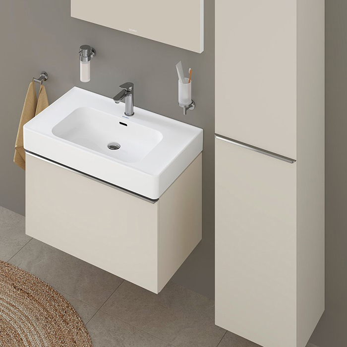 Duravit Wave Смеситель для раковины, 1 отв., с донным клапаном, цвет: хром
