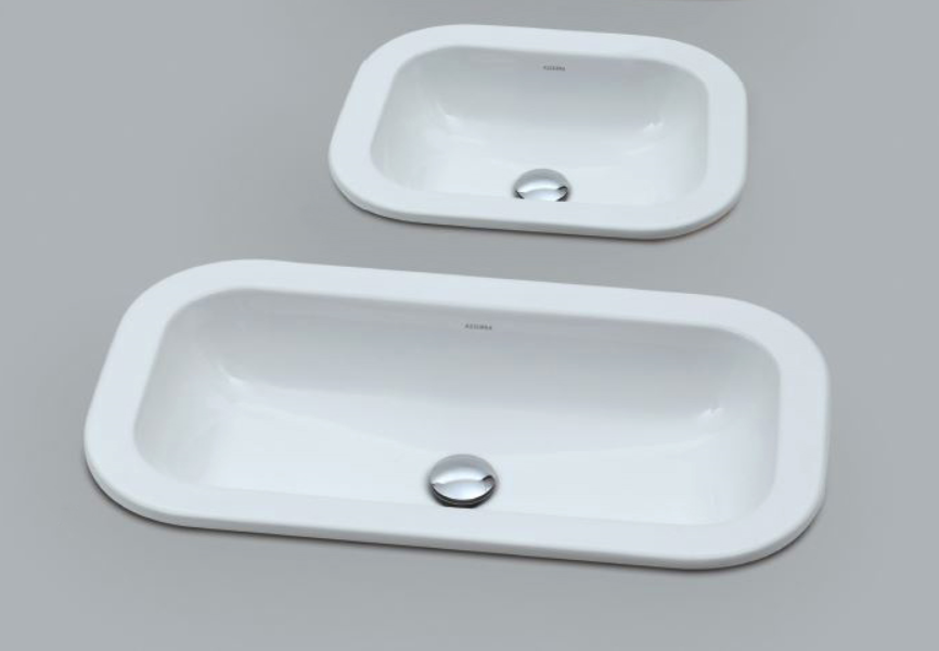 AZZURRA GLAZE Раковина 69x38 см, без отв., цвет: белый