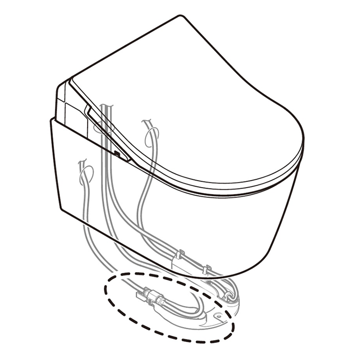 TOTO RX/SX Мини-шаровый кран 3/8 FF для WASHLET для легкого перекрытия воды, для модуля TECE