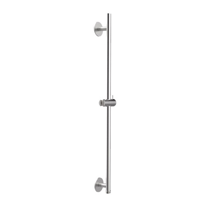 Штанга душевая настенная Almar 316 Stainless Steel 81см, с держателем для ручного душа и встроенным выводом, цвет: нержавеющая сталь брашированная AISI 316