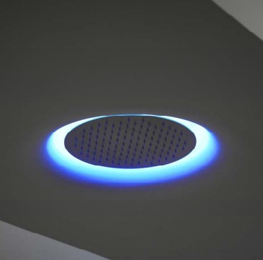 Душевая система Antonio Lupi Meteo In 620 х 620 х 111 мм, с RGB LED подсветкой