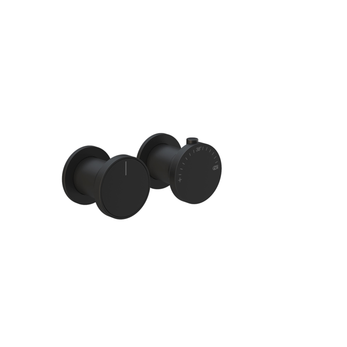 Смеситель для ванны Gessi Origini, встраиваемый, термостатический, цвет: Black XL