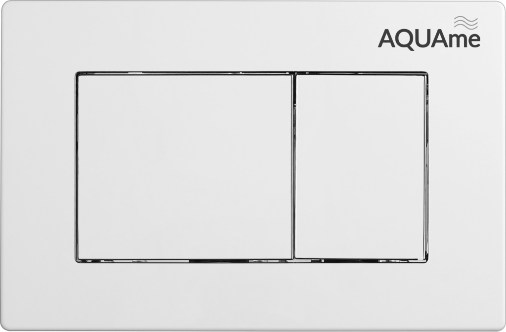 Клавиша смыва AQUAme, пластик, белый — AQM4102W