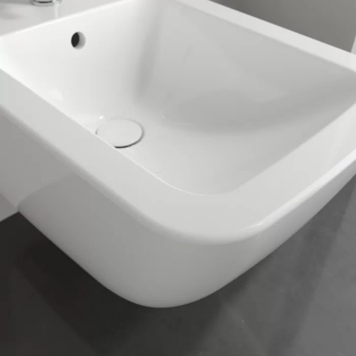 Villeroy&Boch Venticello Биде подвесное 37.5х56х28.5см, 1 отв., цвет: альпийский белый