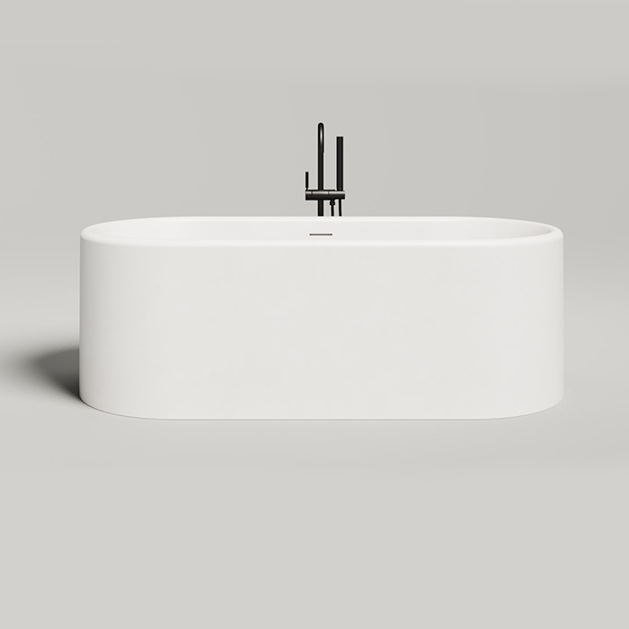 Salini Perla Plus Ванна отдельностоящая 170x80см, материал S-Stone, цвет: белый матовый
