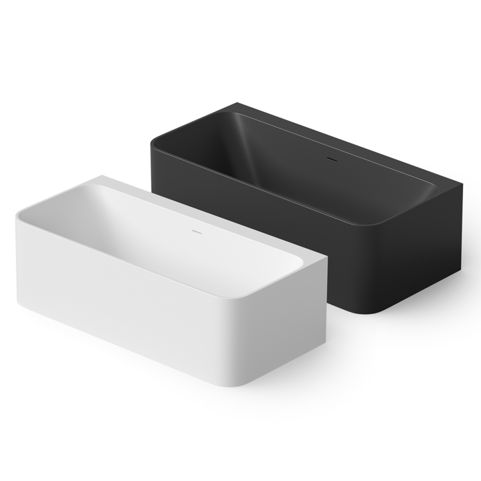 Dea Design Modern Ванна 160х80х56см., отдельностоящая, Solid Surface, цвет: White №18