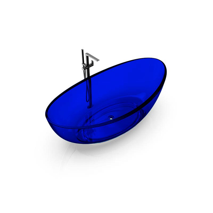 Knief Oval Shape Ванна отдельностоящая 180х93x56см, из полимерного материала, цвет: Marine blue # XXX
