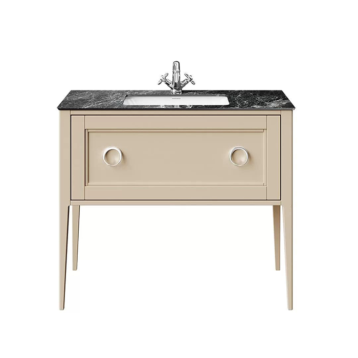 Тумба напольная Kerama Marazzi Plaza Classic 100см, 1 ящик, цвет: капучино матовый