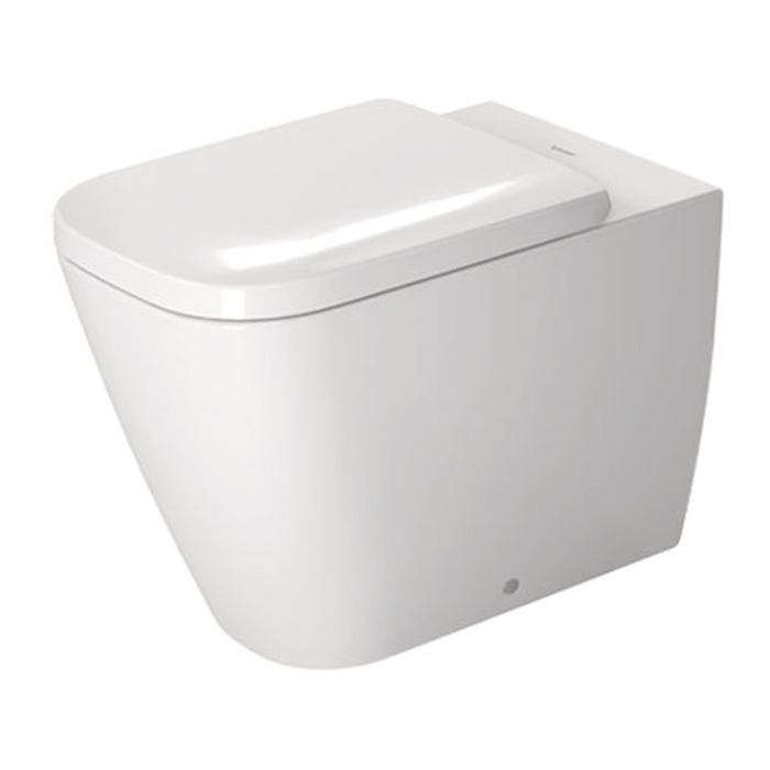 Duravit Happy D.2 Унитаз напольный пристенный вариант, для независимого подключения воды, с вертикальным смывом, цвет: белый