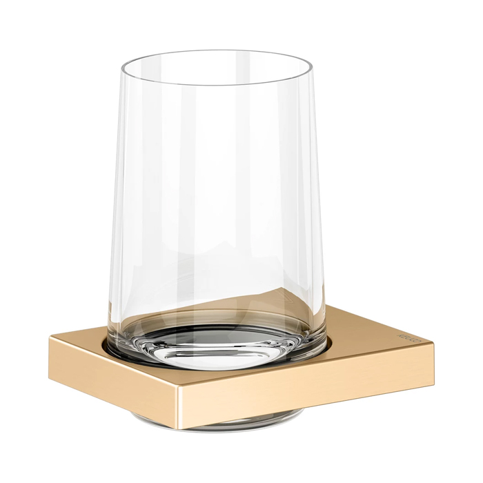 Keuco Edition 11 Стакан, подвесной, хрустальный, цвет: brushed brass