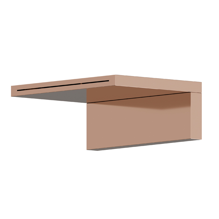 Излив водопадный Newform Cascate, цвет: PVD copper bronze