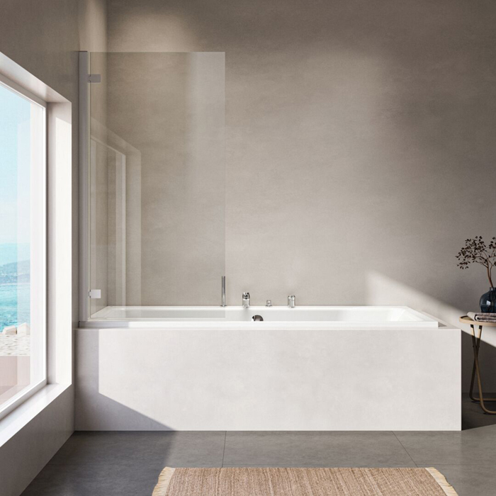 Смеситель для ванны Ideal Standard La Dolce Vita, на 4 отв., с ручным душем, шланго для душа 175см, цвет: хром