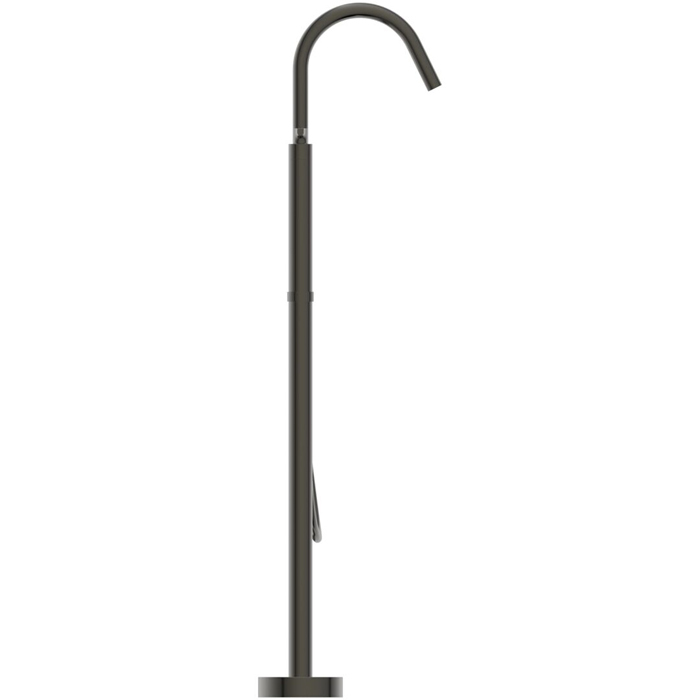 Ideal Standard Joy Neo Смеситель для ванны, напольный, с душевым набором, шлангом IDEALFLEX® 125см, цвет: PVD Magnetic Grey