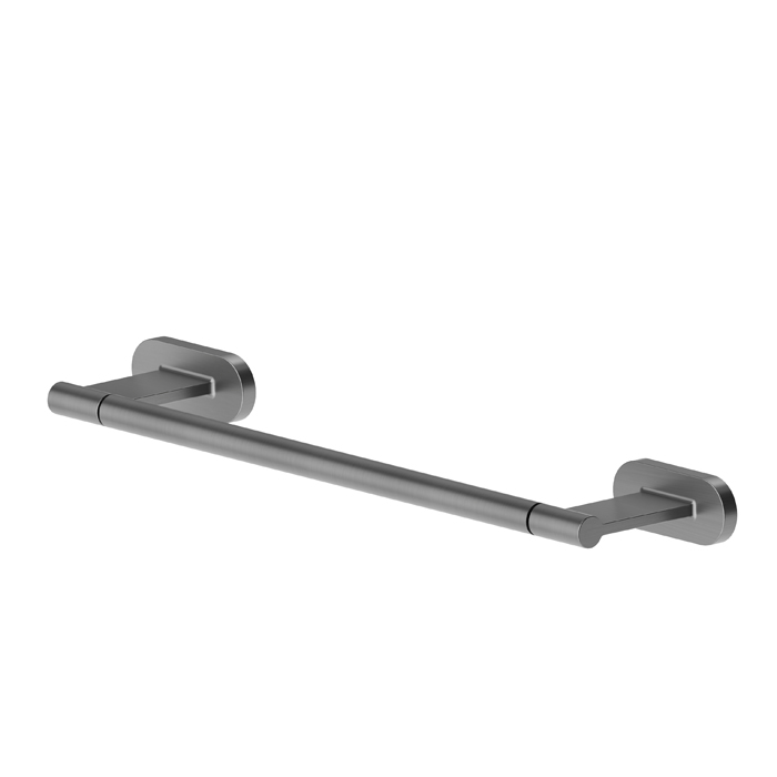 Полотенцедержатель Newform Accessori tondi 30см, цвет: PVD brushed gun metal
