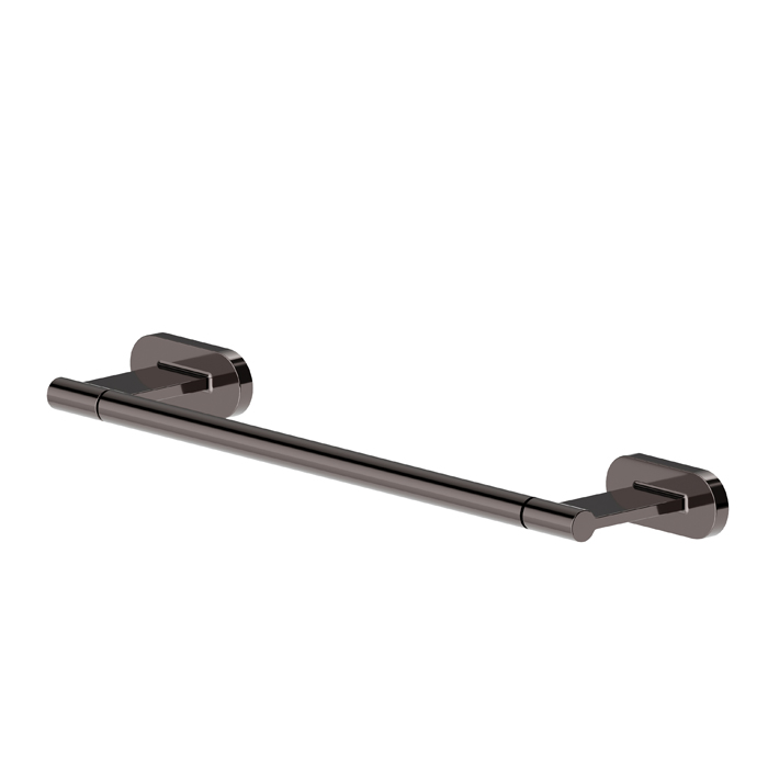 Полотенцедержатель Newform Accessori tondi 30см, цвет: PVD gun metal
