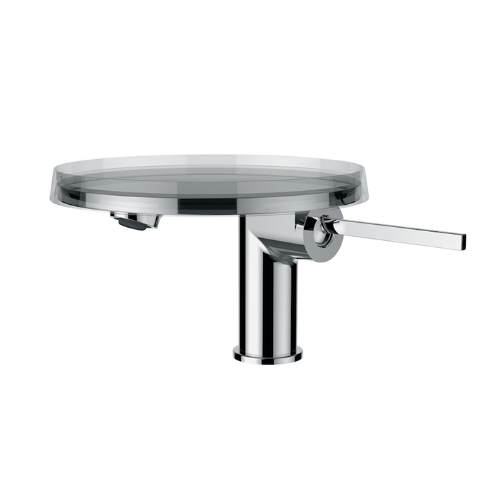 Смеситель для раковины Laufen Kartell, на 1 отв., с донным клапаном, излив 110мм, цвет: хром