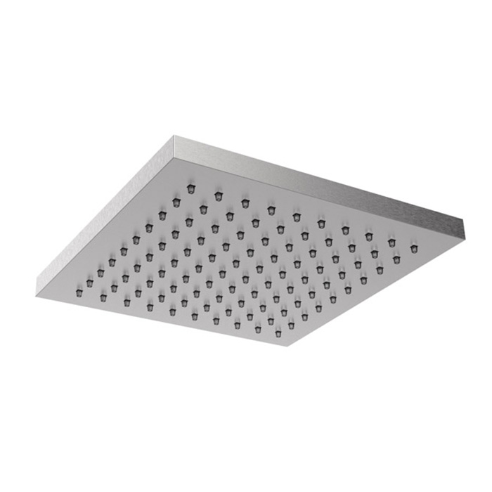 Верхний душ Almar 316 Stainless Steel 20х20см, без держателя, цвет: нержавеющая сталь брашированная AISI 316