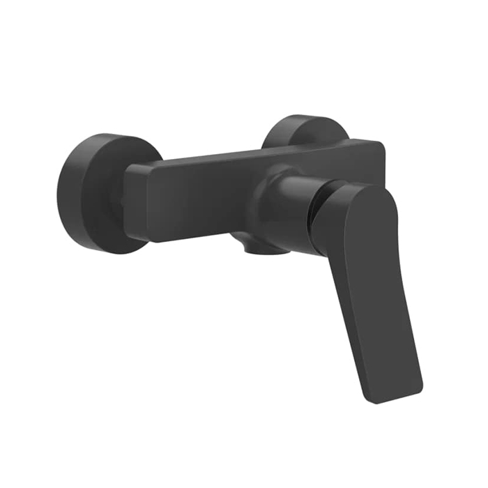 Смеситель для душа Gessi Rilievo, настенный на 2 отв., цвет: black XL