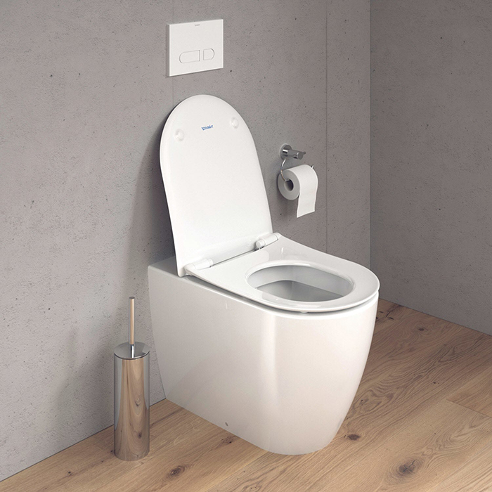 Duravit Soleil by Starck Унитаз 37х60см, напольный, безободковый, слив универсальный, Weiß Hochglanz, HyG, цвет: белый