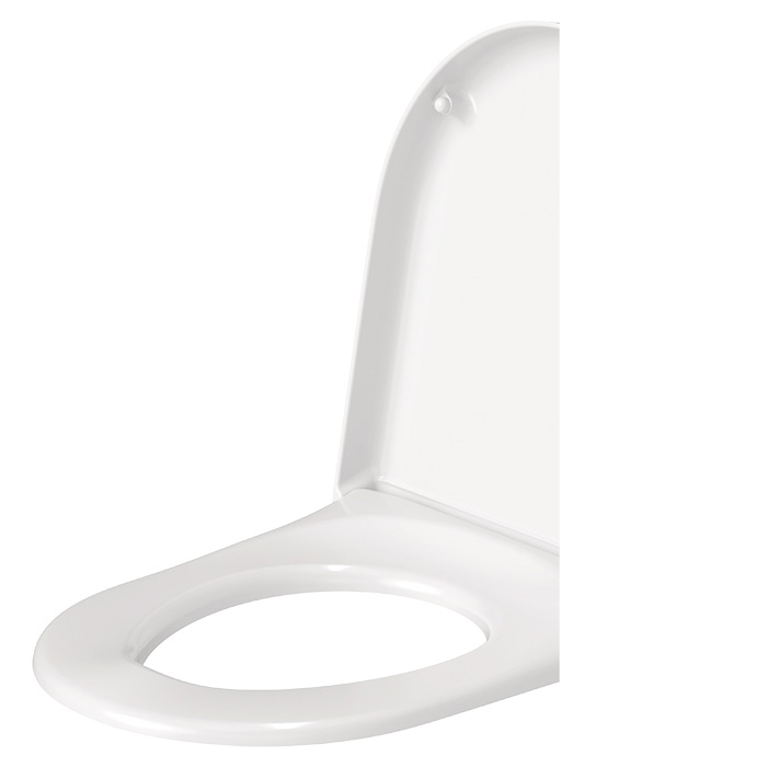 Duravit Starck 3 Сиденье для унитаза с микролифтом (Soft Close), цвет: белый/нержавеющая сталь