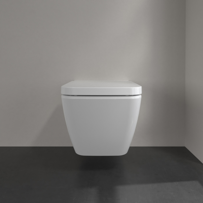Villeroy&Boch Finion Унитаз подвесной 37.5х56х35см., CeramicPlus, цвет: альпийский белый