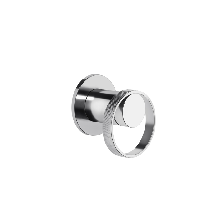 Встраиваемый однорычажный смеситель Gessi Anello на 1 выход, цвет: Black Metal Brushed PVD
