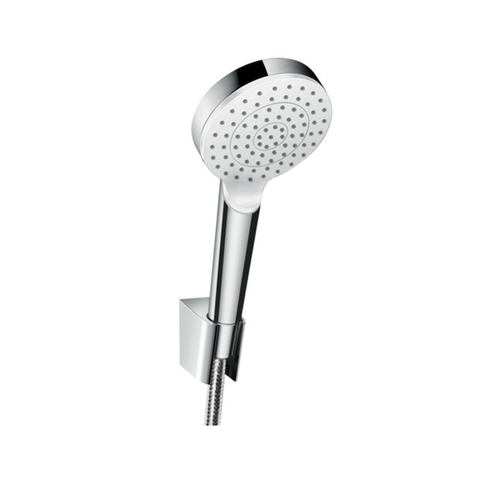 Hansgrohe Crometta 1jet Porter Ручной душ 10см, с держателем, цвет: белый/хром