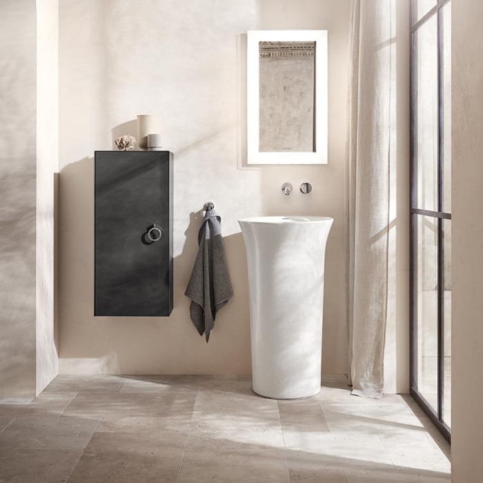 Duravit White Tulip Смеситель для раковины, встраиваемый, цвет: хром