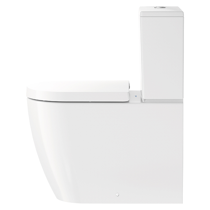 Duravit Me by Starck Унитаз моноблок 37х65 см, слив универсальный, с креплениями, с сиденьем цвет: белый