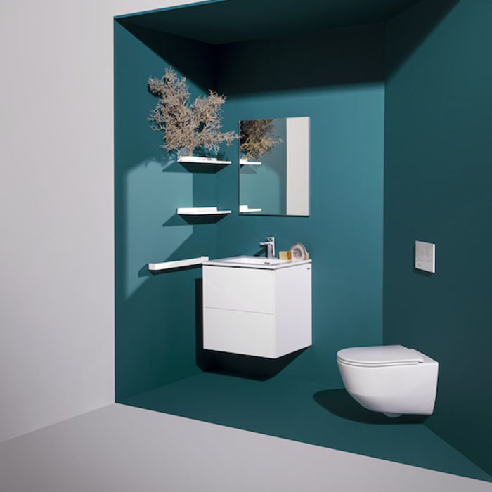 Laufen Pro Унитаз подвесной, безободковый, 53х36х34см., покрытие LCC, цвет: белый