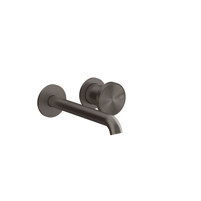 Смеситель для раковины встраиваемый с изливом Gessi Origini, цвет: Black Metal Brushed PVD