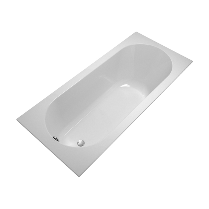 Villeroy&Boch Oberon Ванна 170х75х45см, встраиваемая, слив, ножки, Quaryl, цвет: альпийский белый