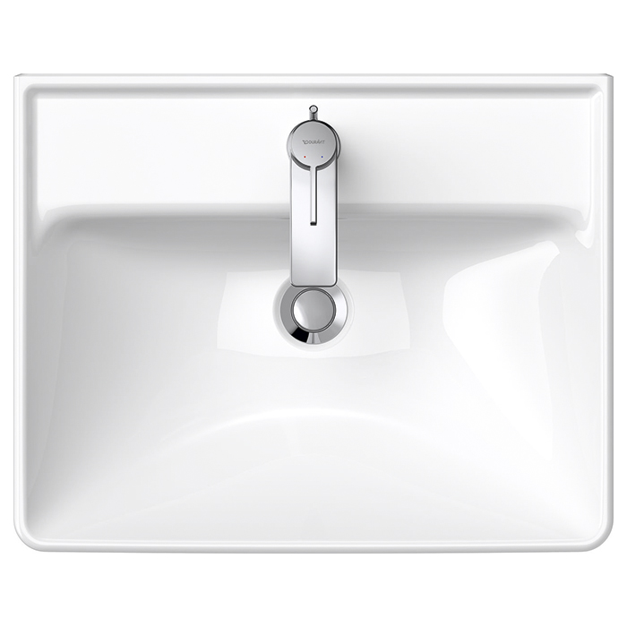 Duravit D-Neo Раковина накладная 55х44см, с переливом, с 1 отв., цвет: белый