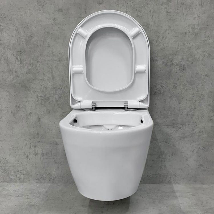Duravit ME BY Starck Унитаз подвесной 48х37см, Compact Rimless, включая крепление Durafix, цвет: белый