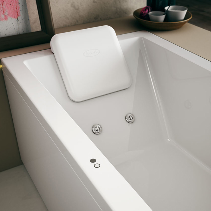 JACUZZI ENERGY Ванна с г/м 180x80x57см, без панели, смеситель, кит (форсунки, водозаборник, слив), SX, цвет белый